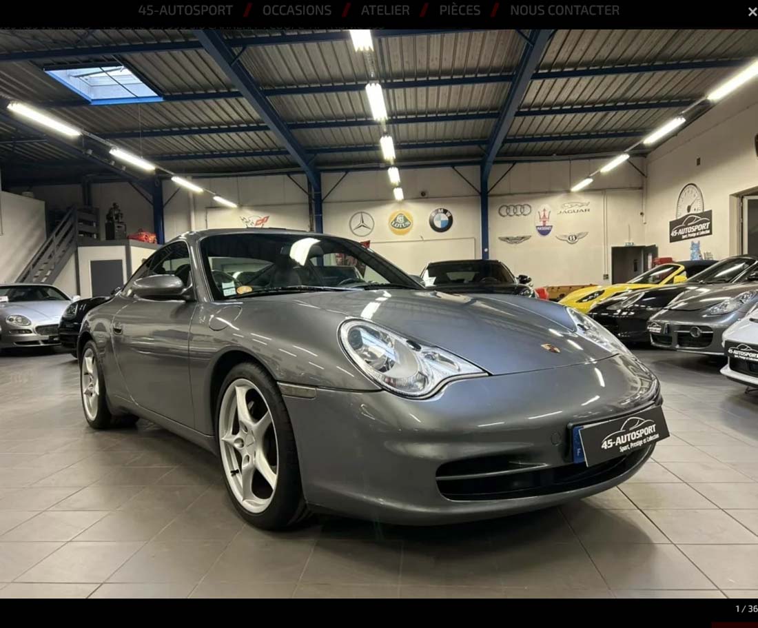 PORSCHE 996 Carrera 4 3.6 320cv 2004 occasion