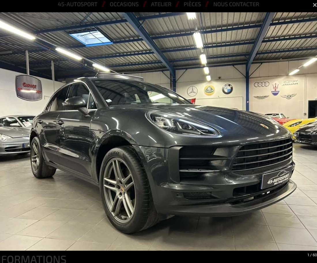 PORSCHE MACAN 2.0 245cv 2019 occasion