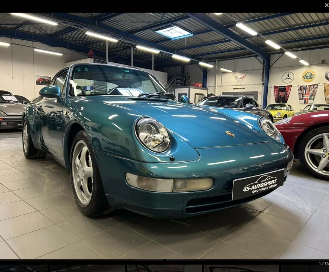 PORSCHE 993 Carrera 4 285cv 1996 occasion