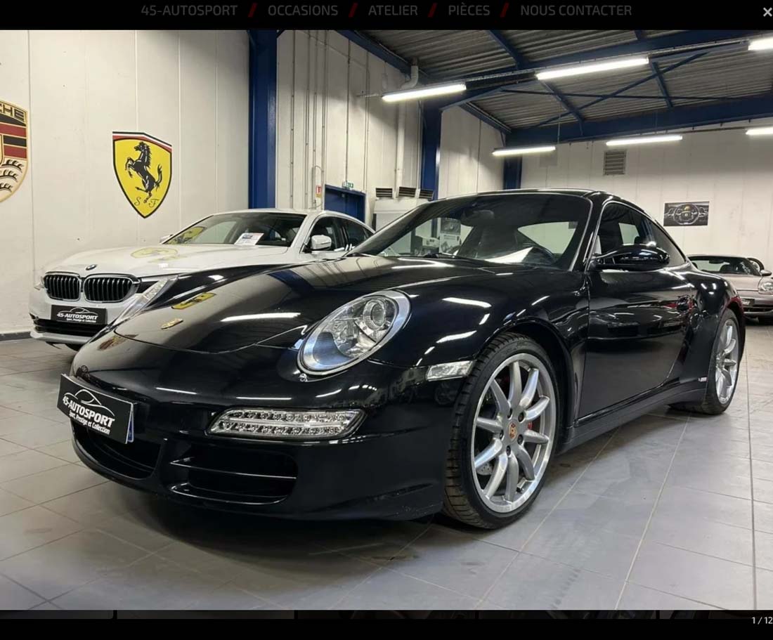 PORSCHE 997 Carrera 4S 355cv 2007 occasion