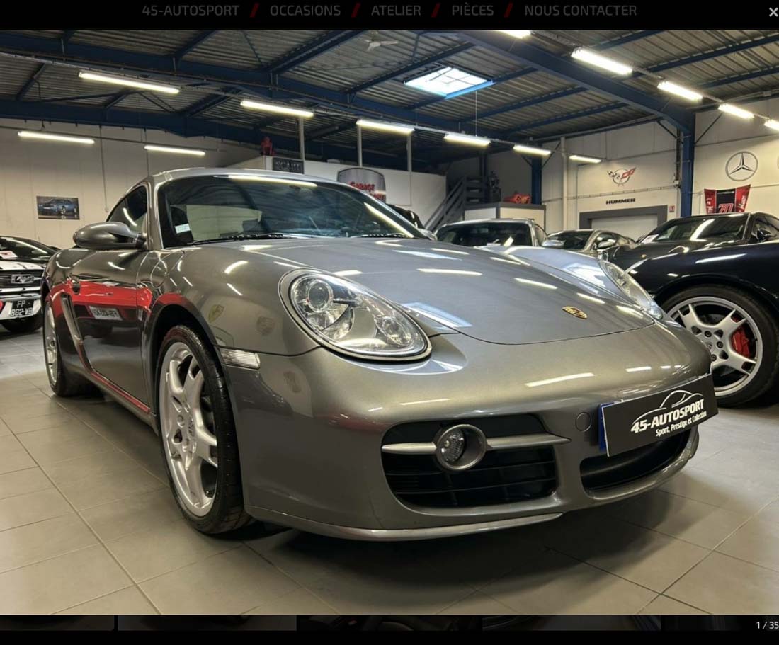 PORSCHE CAYMAN S 3.4 295cv 2008 occasion