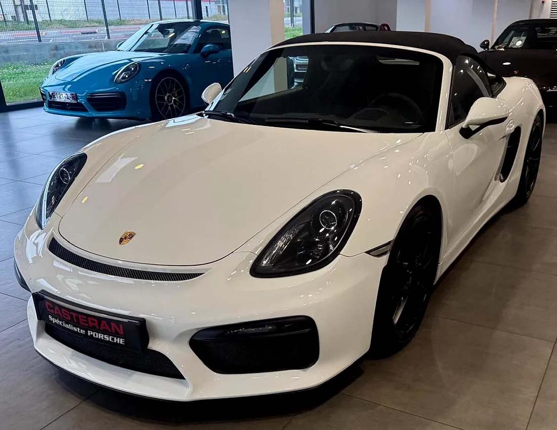 PORSCHE BOXSTER 3.8 SPYDER 375cv 2015 occasion